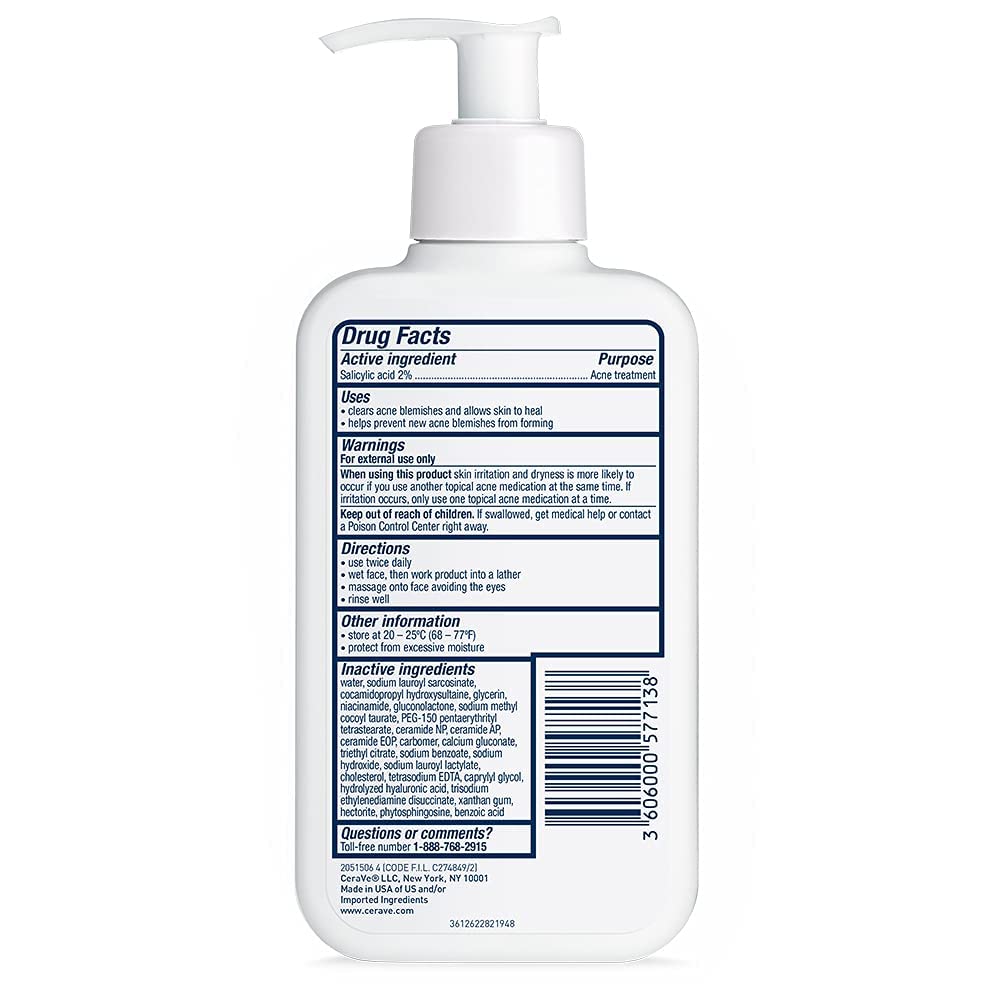 CeraVe Acne Control Gel Limpiador 236 mL - Image 2